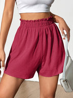 Size Women'S Shorts - Burgundy