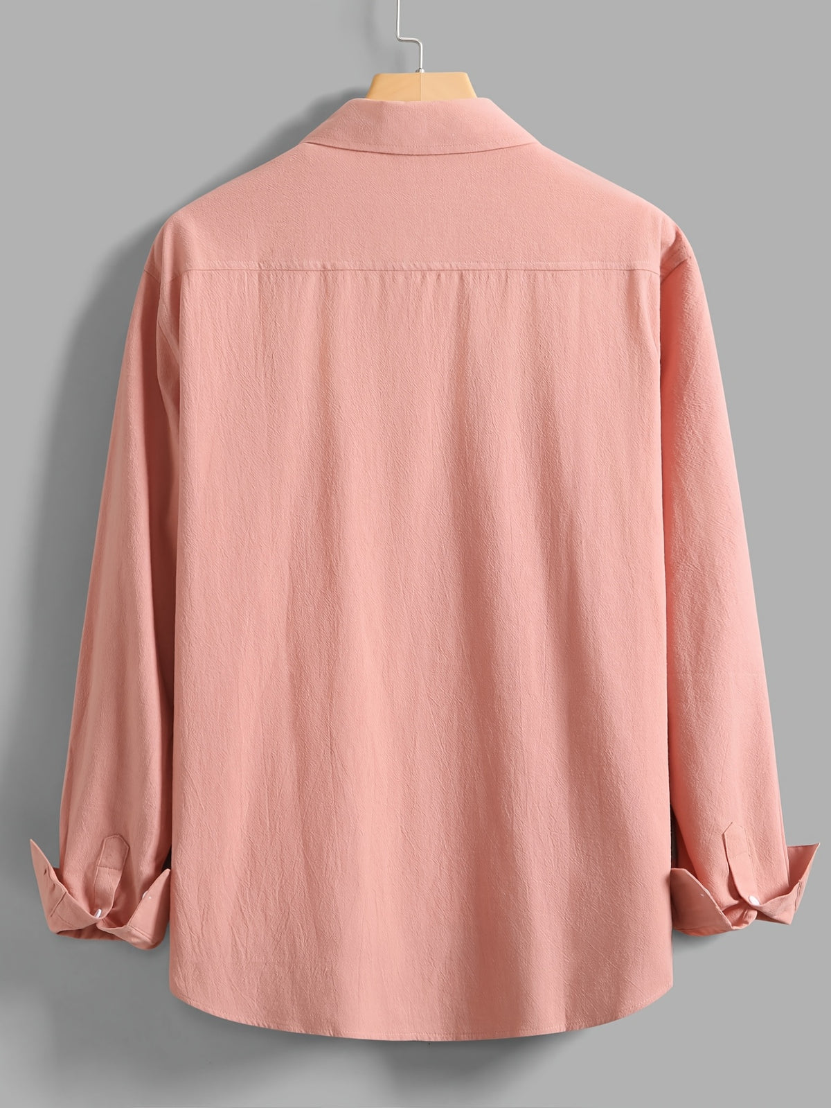 Men'S Casual Shirt - Orange-Red