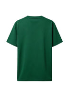 Men'S T-Shirt Short Sleeve, Coconut Letter Print, Easy Casual Style, Summer Vacation Daily Wear, Comfortable And Breathable Top - Dark Green