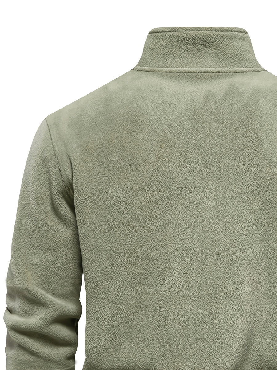 Autumn Winter Ultra-Soft Fleece Top, Excellent Warmth, Effortlessly Creating American Street Trendy Style, New Season - Mint Green