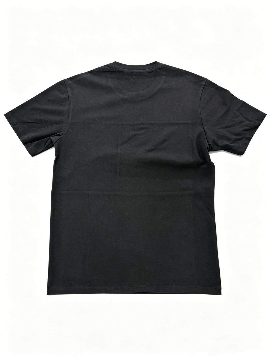Men'S Random Print Short-Sleeve T-Shirt Summer New High-End Half-Sleeve Body Shirt Round Neck Leisure Dressing Men'S Clothing Trend - Black