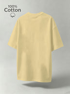 New Summer Cartoon Men's Casual Sport Fitness Pure Cotton Short-Sleeve Shirt, Moisture-Wicking and Sweat-Absorbing, Comfortable for Casual Streetwear and Outdoor Sports Fitness - Apricot