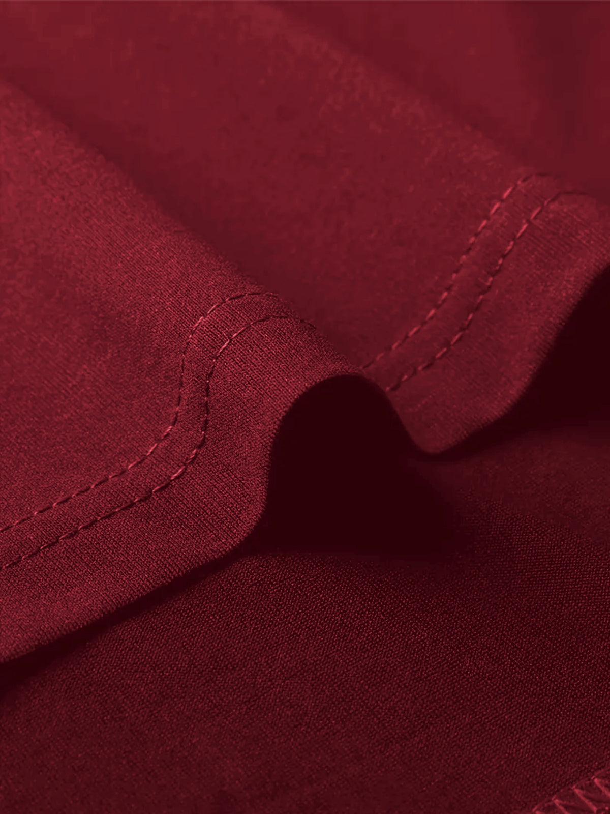 Men'S Casual Versatile Hooded Short-Sleeved T-Shirt, Lion Claw Mark Double-Sided Pattern, English Print - Burgundy