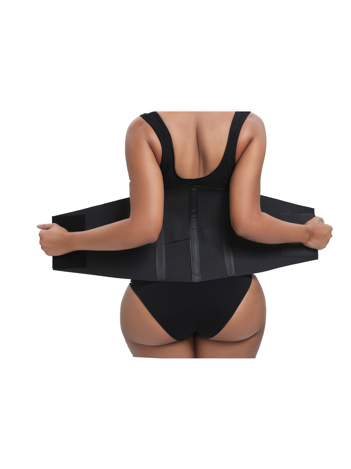 Cross-border European and American Shapewear, Tummy Control Corset, and S Waist Cincher, Body Shaping Bodysuit, Waist Trainer Belt - Black