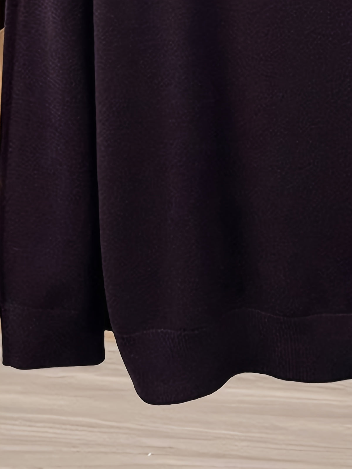 Men's Polo Collar Half-Zip Knit Sweater, Solid Color Minimalist Light Business Knit Pullover, Suitable for Spring, Autumn, and Early Winter, for Commuting and Casual Wear - SINBOS - Purple