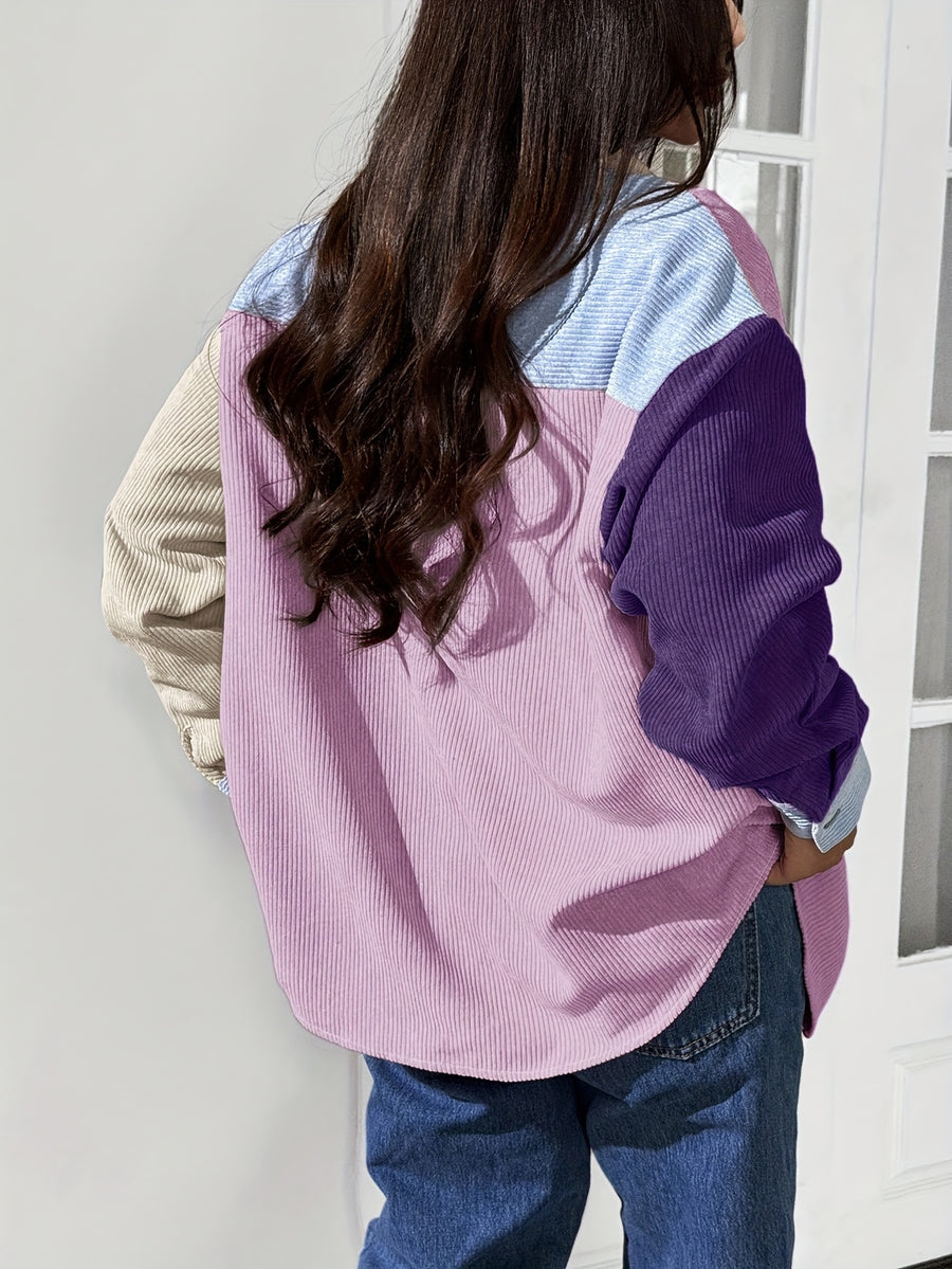 Plus Size, TB6709 Stylish and Elegant Coat, Plus-size Casual Shirt, Suitable for Autumn and Winter - Mixed colors