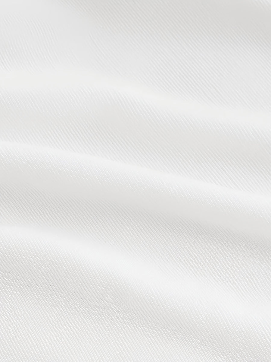 White Halter Neck Strapless Tank Top, Women's Solid Color Sexy Sleeveless Outerwear Top - White