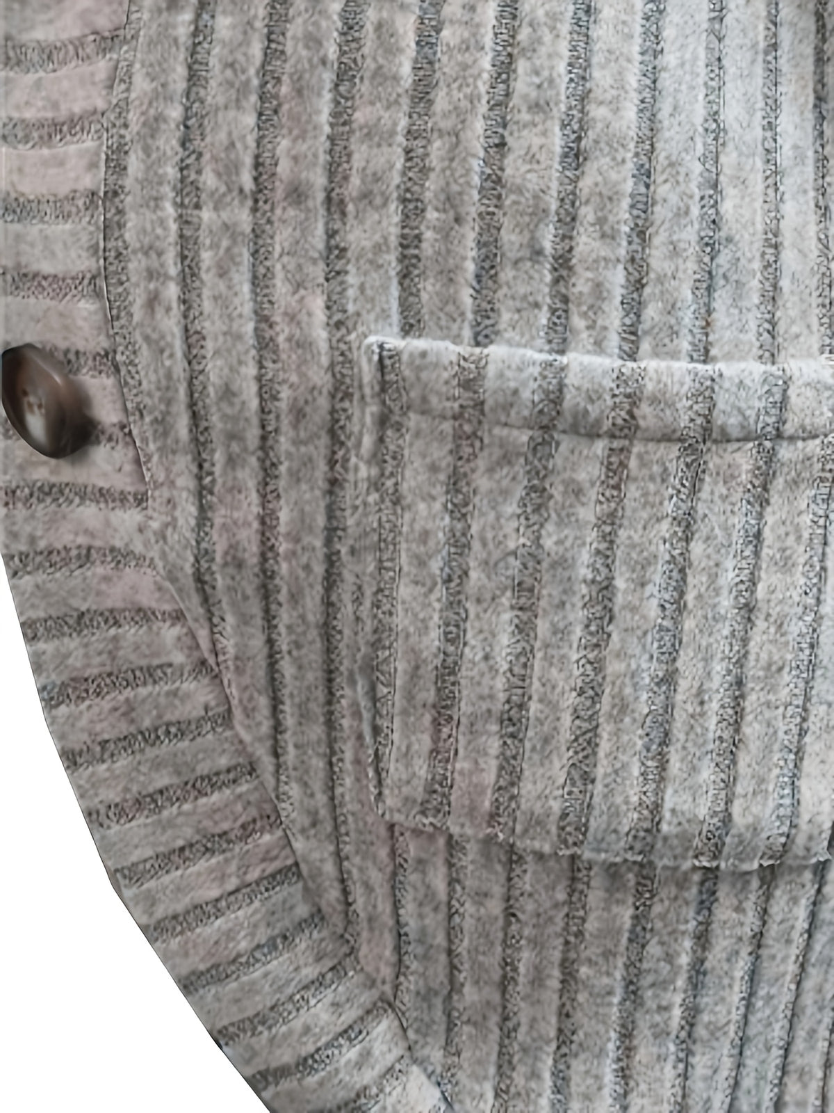 Women'S Casual Jacket, All-Season Elegant Long Sleeve Blazer - Grey