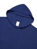 Men'S Spring Autumn New Thin Solid Linen Lightweight Hooded Sweatshirt Casual Commute Outing Fitness Party Street Fashion Athletic Casual Large Pocket Long Sleeve Hooded Top - Navy Color