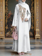 New Muslim Women's Fashion Arrival: Women's Dress, Classic Loose Fit, Middle Eastern Traditional Robe, Elegant Muslim Long Dress, Long Abaya. Restoring the Essence of Middle Eastern Traditional Robes, This Is a Noble and Elegant Long Dress Suitable - Mixed colors