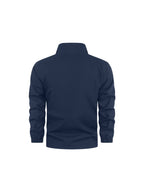 Men'S Triangle Mountain Sports Letter Print Stand-Up Collar Jacket, Anti-Pilling Smooth Lightweight Fabric, Casual Athletic Outerwear, Suitable for Daily Exercise And Commuting, Spring Fall Men'S Jacket - Navy Color