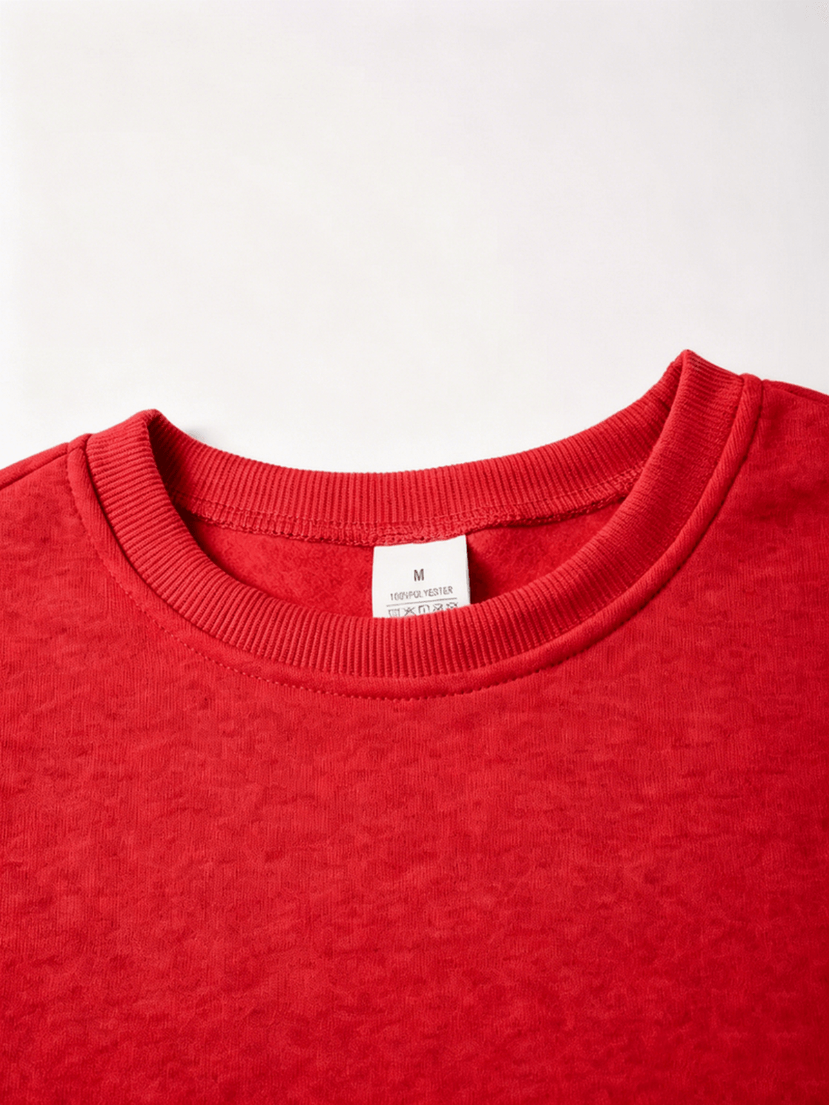 Men's Casual Style, Men's Crewneck Sweatshirt, Boston Black And Golden Property Of Print, Polyester Fiber, Suitable for Men Daily Wear And Sports Scenes - Red