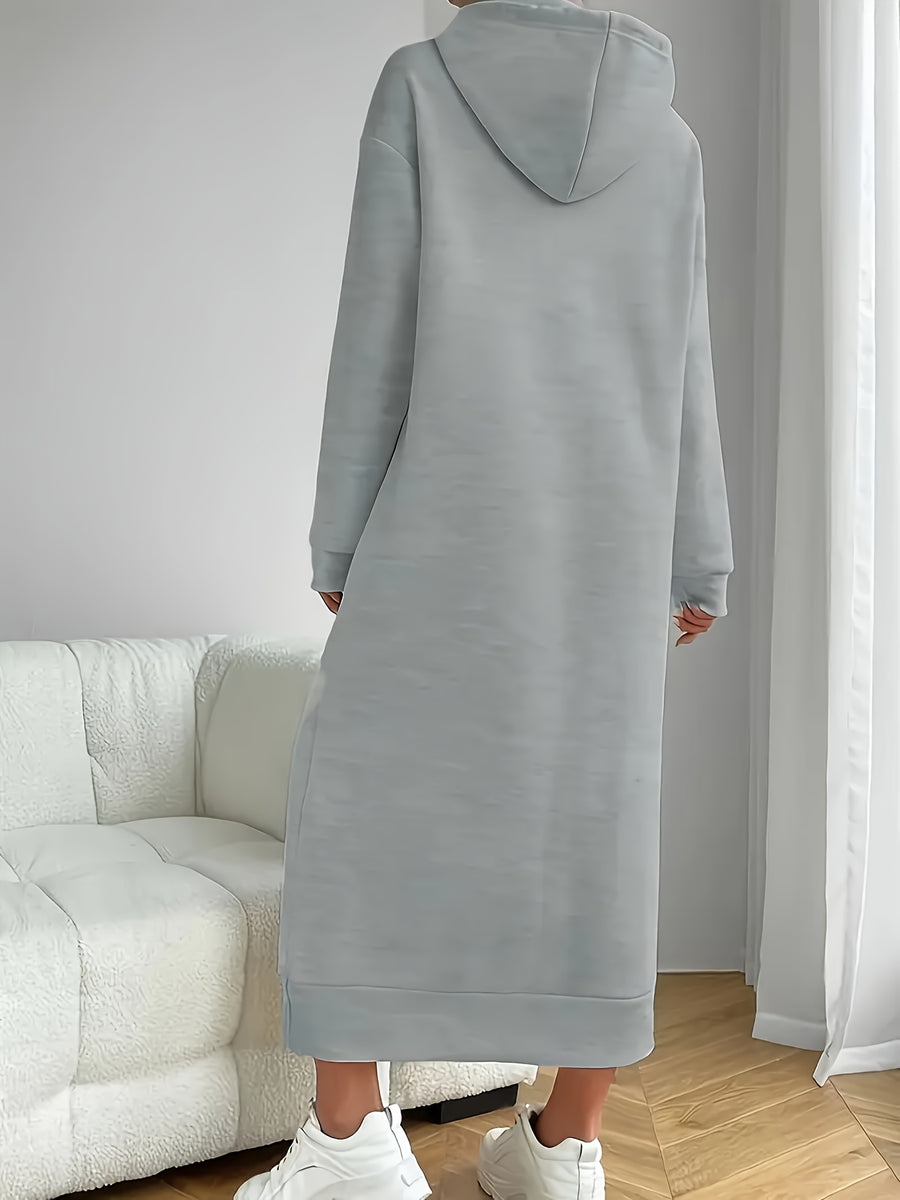 Women'S Fashion Dress - Light Grey