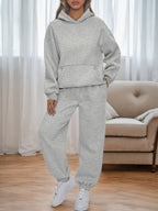 Women's Casual Sportswear Set - Grey
