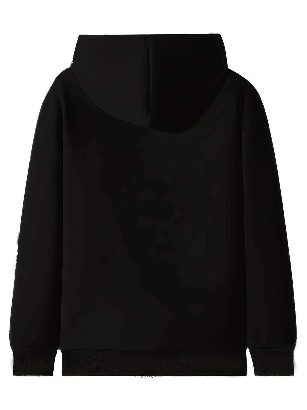[Autumn Winter] Women'S Autumn Winter New Casual Warm Winter Fleece Hooded Sweatshirt Jacket - Black