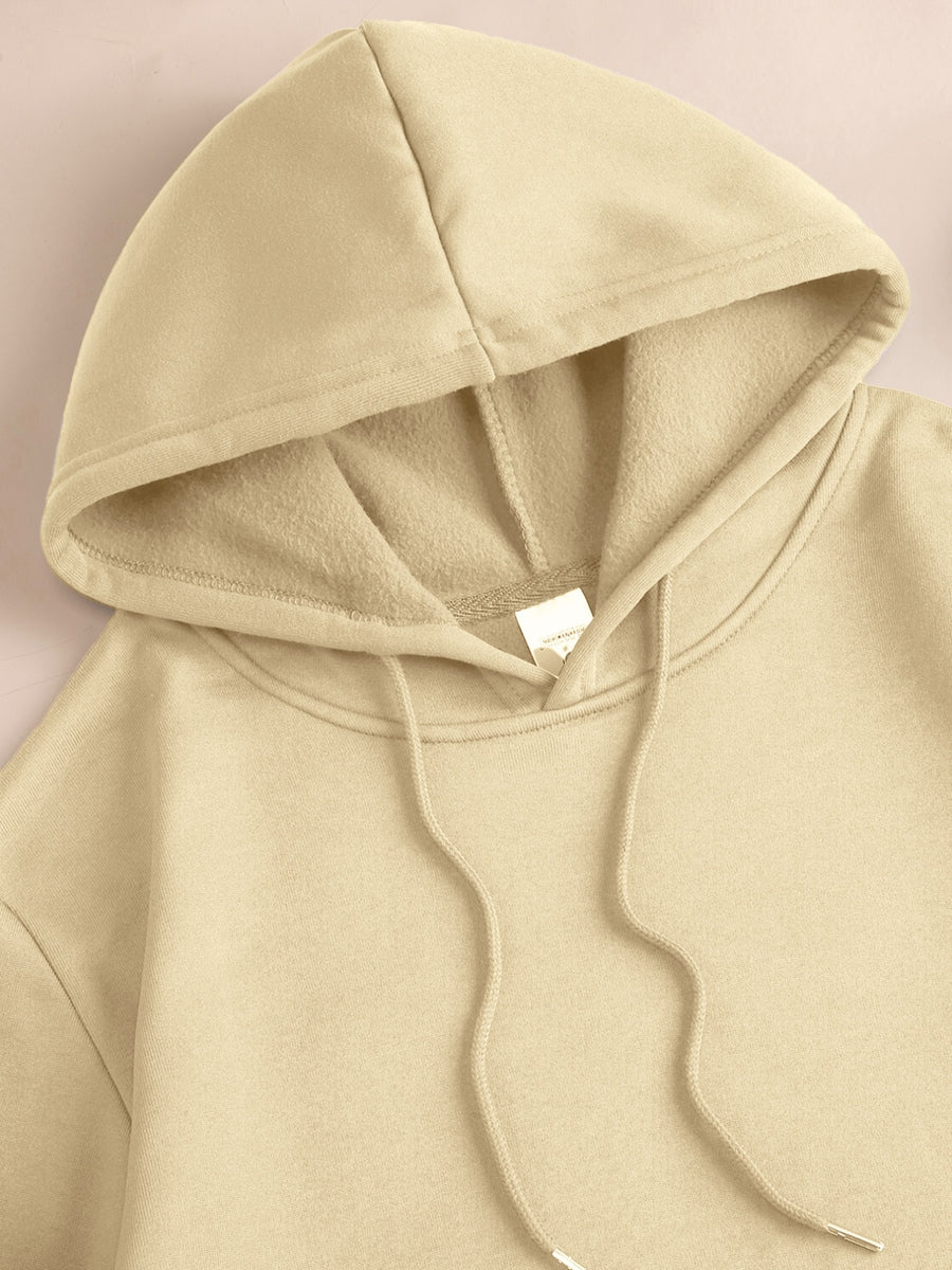 Men'S Hooded Sweatshirt Samurai Print Autumn Winter Comfortable Casual Soft Breathable Everyday All-Match - Apricot