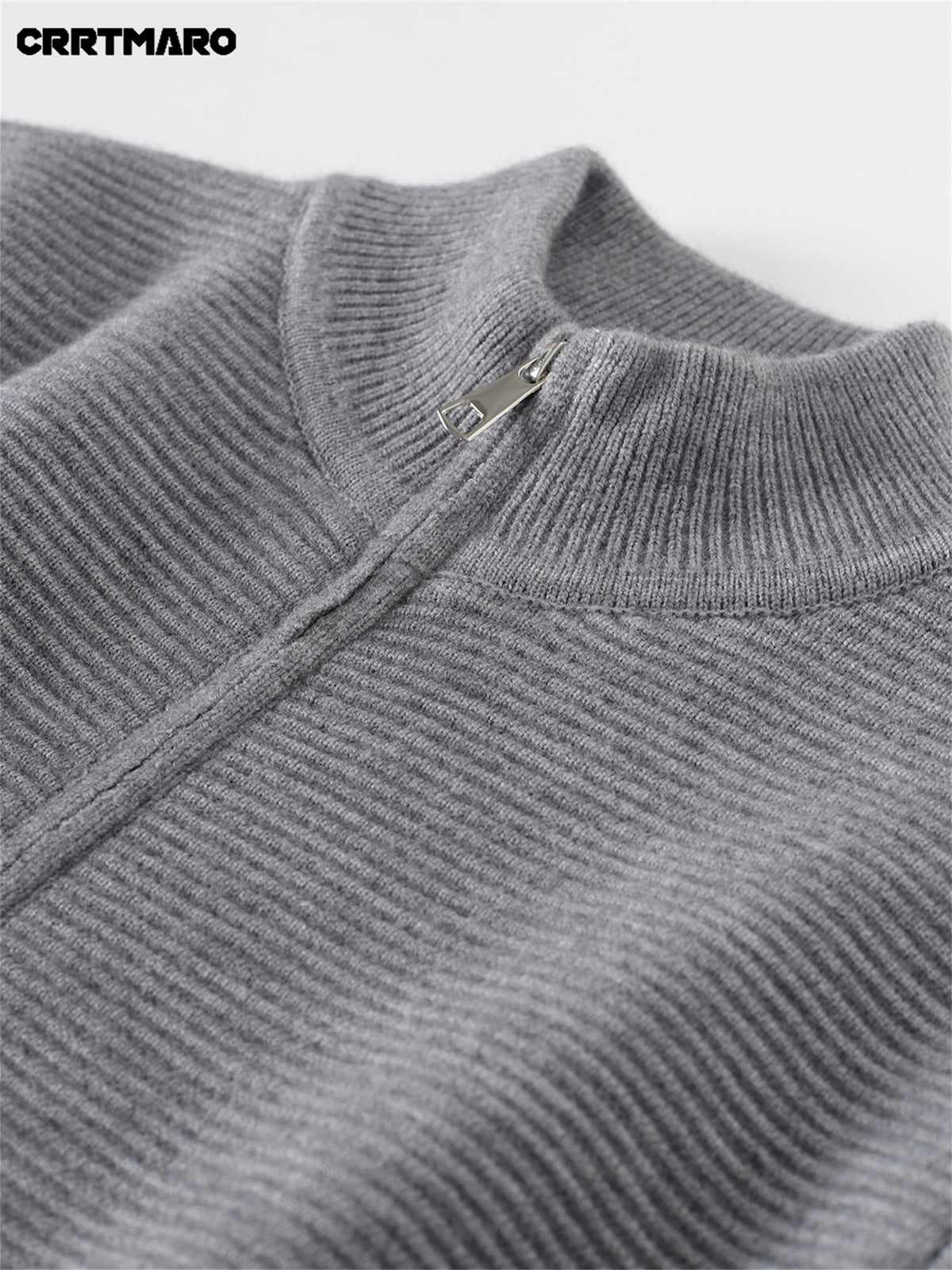 CRRTMARO Men's Warm Sweater - Solid Color Round Neck Pullover, Casual Winter Sweater Suitable for Fall & Winter, Warm Long Sleeve Sweater for Office, Layering, Daily Wear, Versatile Wardrobe Essential - Red
