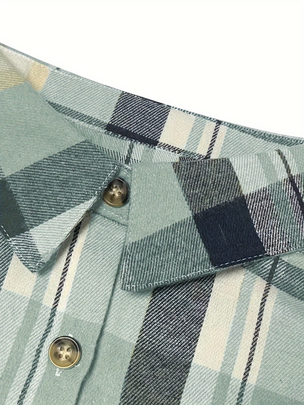 European and American New Casual Striped Plaid Shirt, Versatile Commuting Top - Mixed Color 2