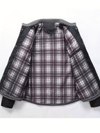 Men'S Winter Warmth Casual Jacket - Black
