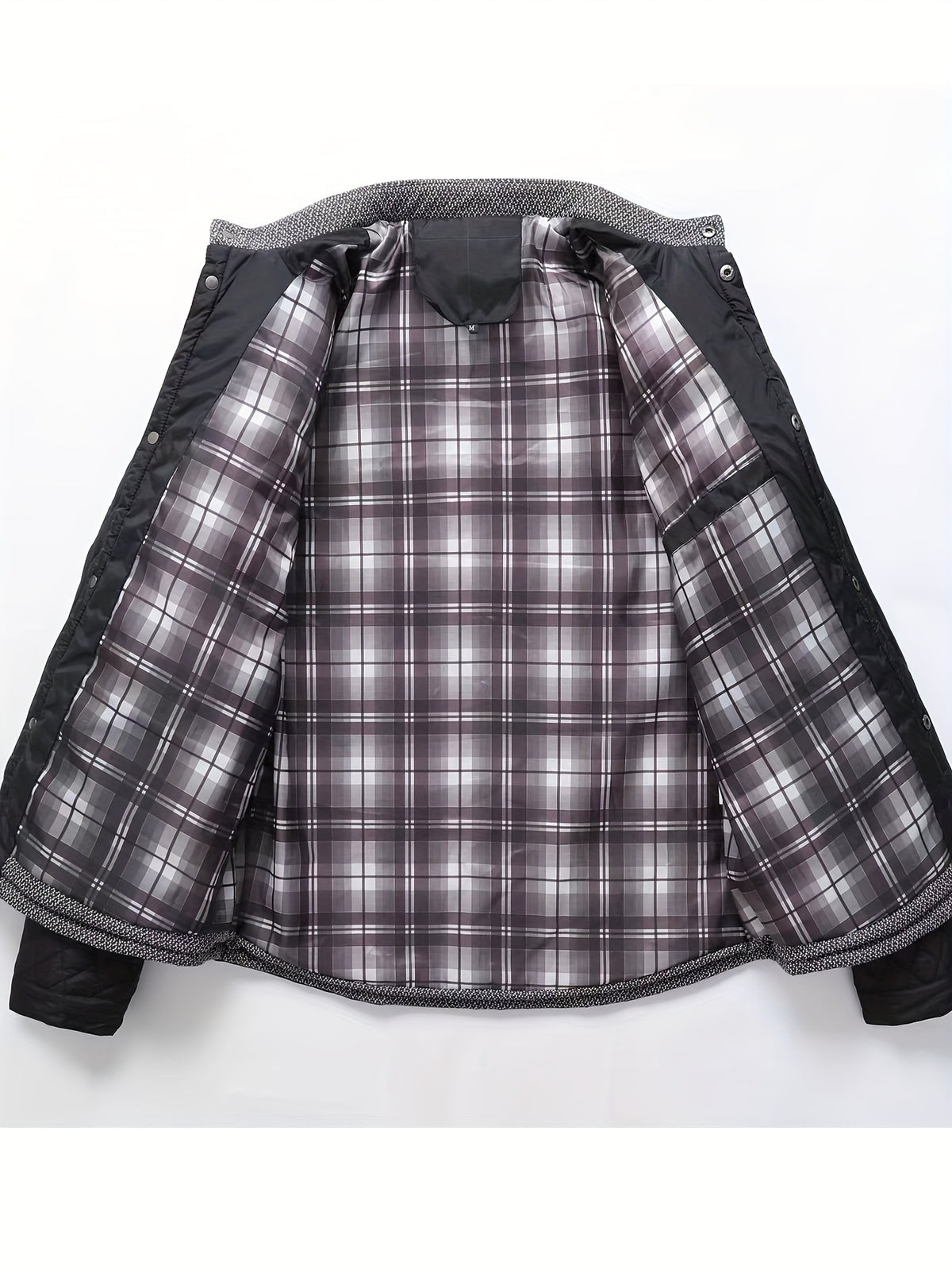 Men'S Winter Warmth Casual Jacket - Black