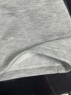 Japanese Style Printed Cargo Shorts 2Pcss Set, Loose Wide-Leg Bermuda Shorts with Leg-Smoothing Cut, Elastic Drawstring High-Waist Comfortable Fit, Soft Breathable Fabric Suitable for Street Outings, Campus Commute, And Home Walks - Grey+Black