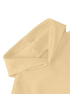 European And American Women'S Fleece-Lined Hooded Sweatshirt Dress Letter Print Thickened Hoodie Sweatshirt Dress Sweatshirt Long Trendy Casual Fashion Versatile Temperament Pullover Shirt Women'S Tops Women'S Winter Clothing - Apricot