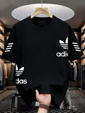 Men's Breathable Training T-Shirt - Ideal for Tennis and Basketball Training, Breathable and Lightweight - Black