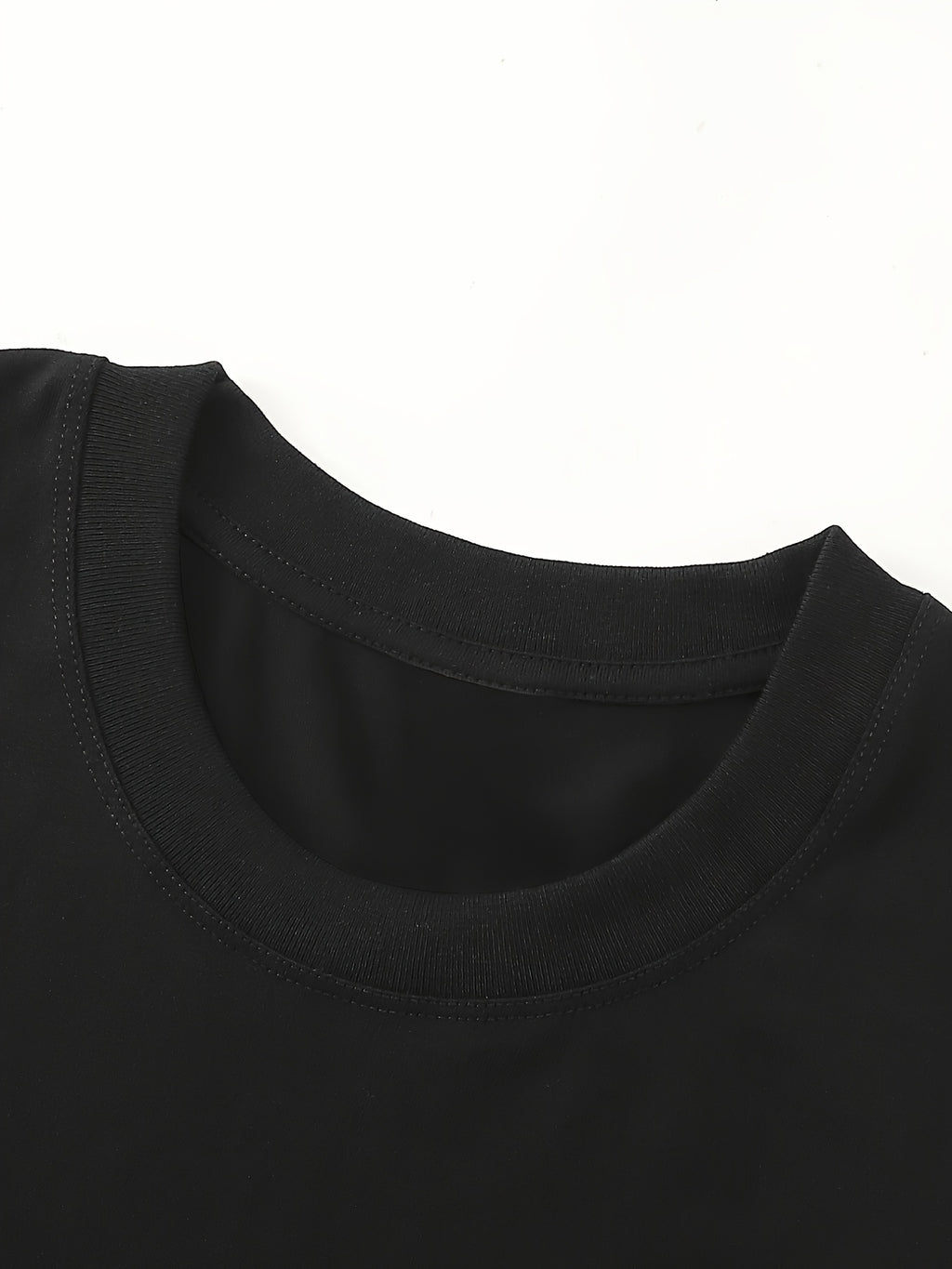 3-pc Men'S Crew Neck Long Sleeve T-Shirts for Spring And Autumn, Pullover Base Layer Shirts for Casual Daily Wear, Sports, And Jogging - White+Black+Black
