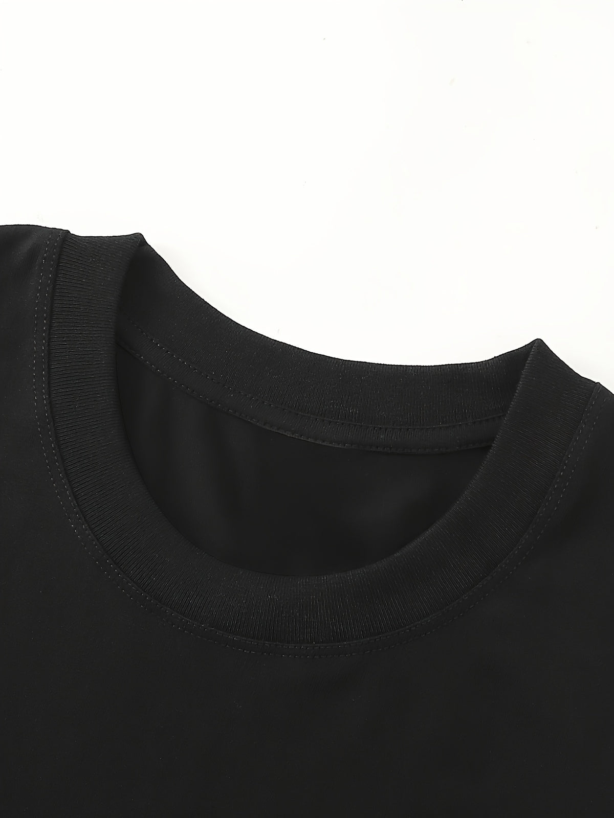 3-pc Men'S Crew Neck Long Sleeve T-Shirts for Spring And Autumn, Pullover Base Layer Shirts for Casual Daily Wear, Sports, And Jogging - White+Black+Black
