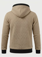 2pcs Men'S Fashion Hoodie Set, Autumn Winter Casual Versatile Long Sleeve with Hood, Multi-Color Available, Ideal for Holiday Gifts - Navy Khaki