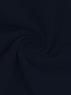 Summer Breathable Linen Henley Collar Long Sleeve Pullover Sweater, Men'S Casual Round Neck Loose Roll-Up Sleeve Outerwear Top - Navy Color