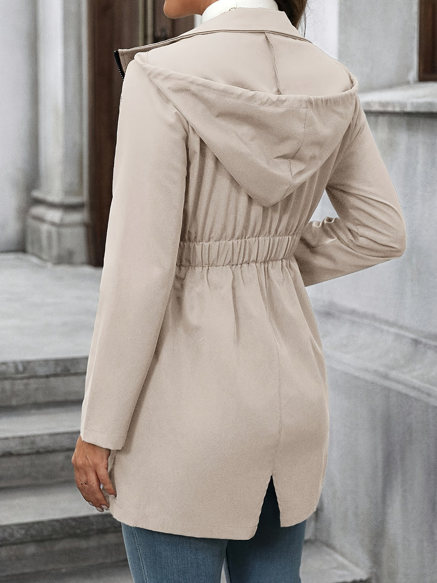 Spring and Autumn Elegant Casual Jacket Outerwear - Light Grey