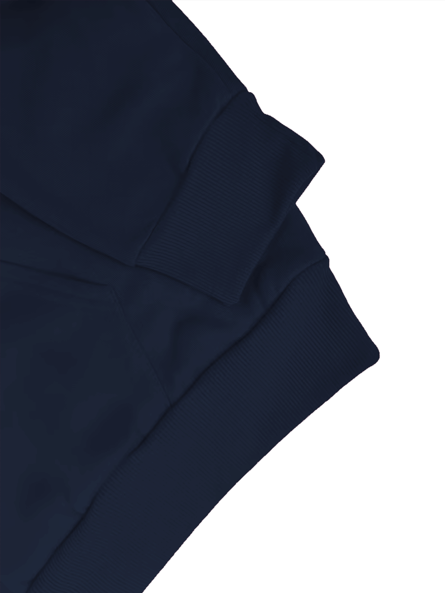 COMANCHE Local American Tribal Round Patchwork: Comanche Tribe Retro Round Badge, Western Niche, Retro Trendy Men'S Sports Hoodie - Regular Fit - Front Kangaroo Pocket, Machine Washable, High-Quality Fabric Suitable for Casual And Sports Wear - Navy Color