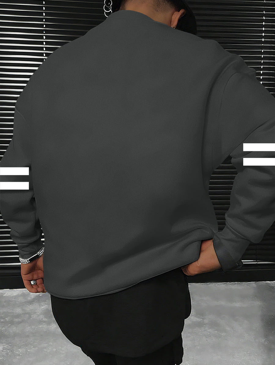 New York 23 American Sport Crewneck Sweatshirt" Vintage College Style Top! A Must-have for American Sport Vintage Enthusiasts, Perfect for Daily Commutes and Light Social Occasions - Grey