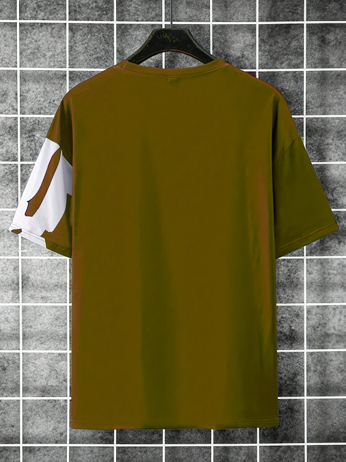 [Print Design - Not Textured] Men'S Short Sleeve T-Shirt - Outdoor Casual Loose Fit - Print Athletic Top - Round Neck Trendy Versatile - Breathable Quick Dry Spring Summer New Street Style - mixed color a