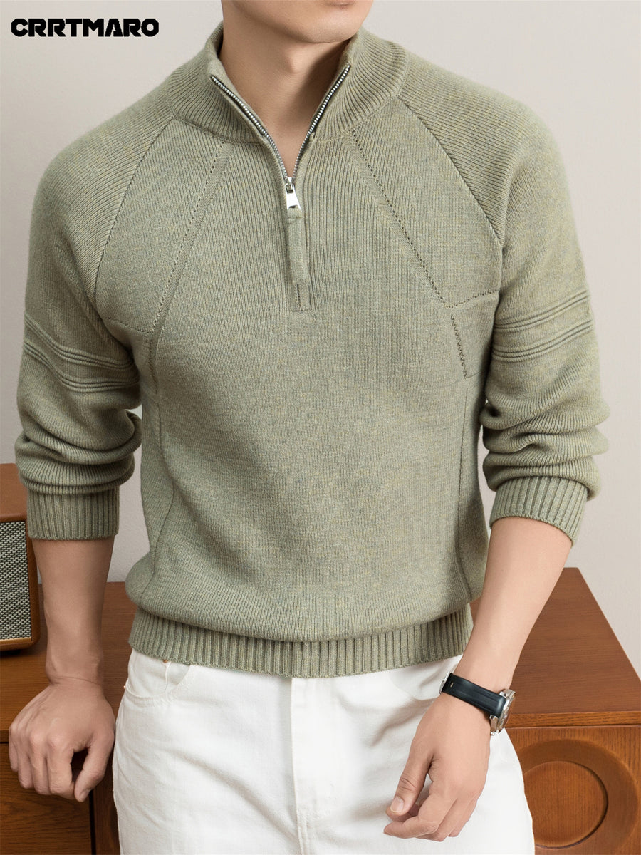 Men'S Knit Cardigan, Warm Long Sleeve Casual Top for Fall And Winter - Green