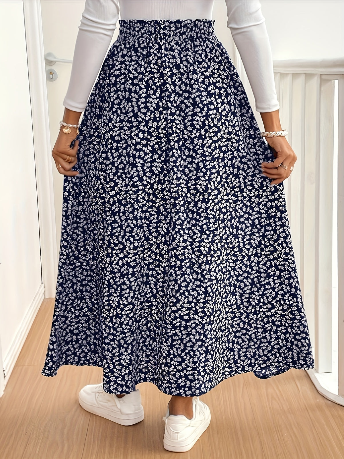 Elegant Dress] Elegant Woman Sewing Long Dress | Business Casual, Easy Retro, Autumn, Party, Christmas, Dating, Halloween Costume - Royal Blue