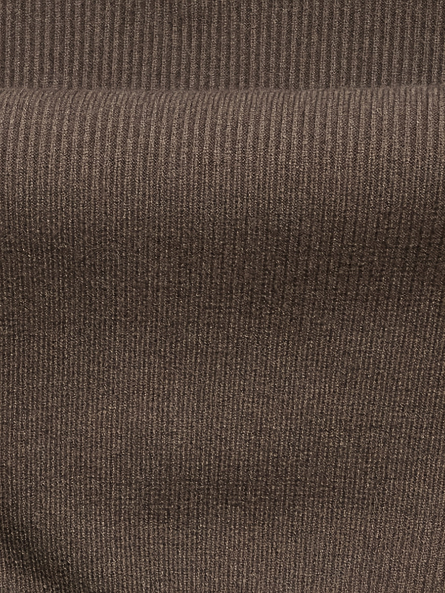 SINBOS Men's Half-Zip Stand Collar Sweater - Low-Saturation Earth Tones, Soft Ribbed Knit Zippered Cardigan, Stand Collar & Half-Zip Front Suitable for Business Casual & Minimalist Winter Wear, Autumn Winter Layering Piece - Coffee Color