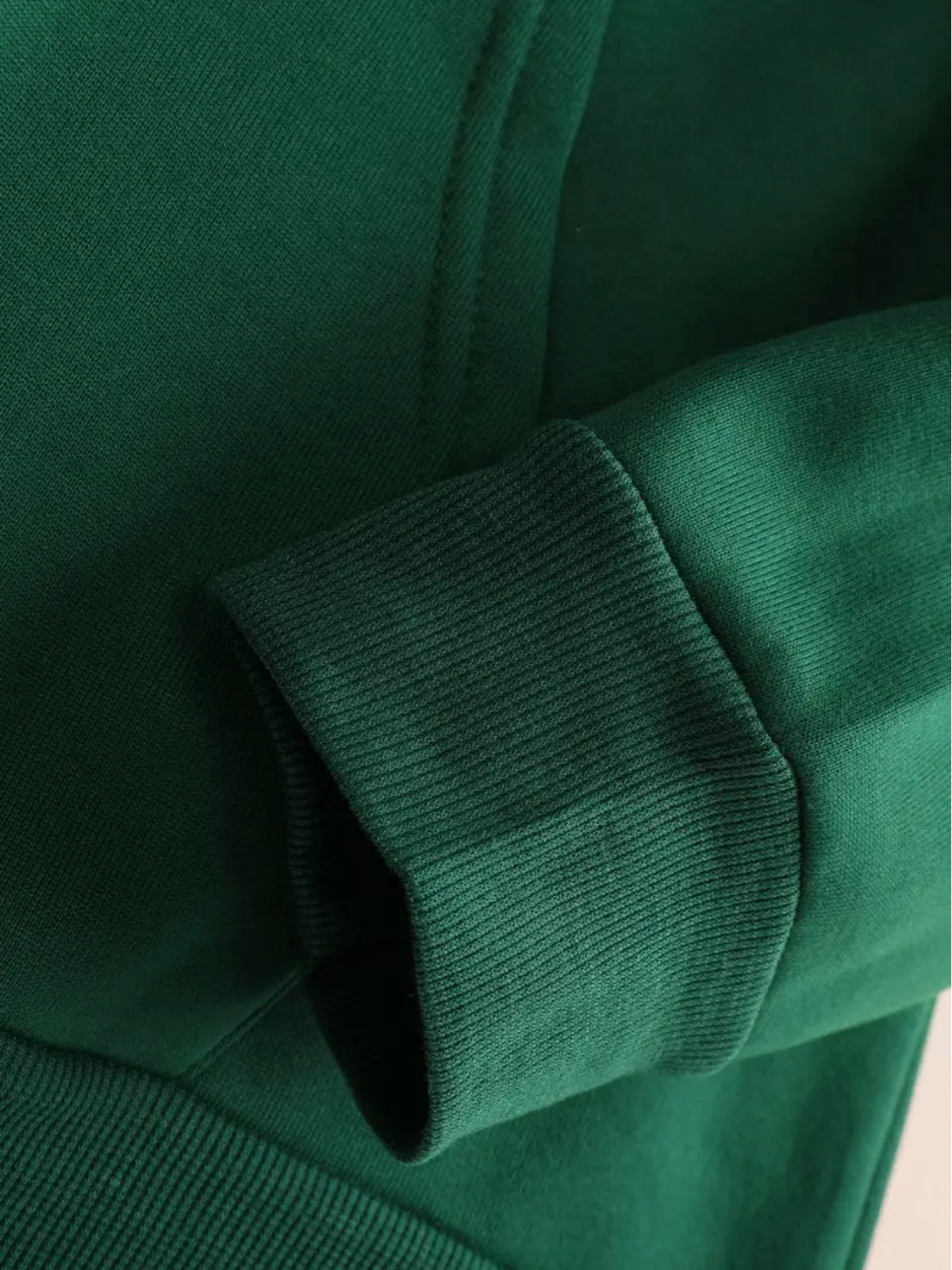 Men's Hoodie - Street Style Hoodie, Loose Fit for Daily and Formal Wear, Urban Style, Style Pattern Printed Design, Durable Material, Casual Top, Urban Lifestyle - Heavy Duty Hoodie for Winter Warmth with Velvet - Dark Green