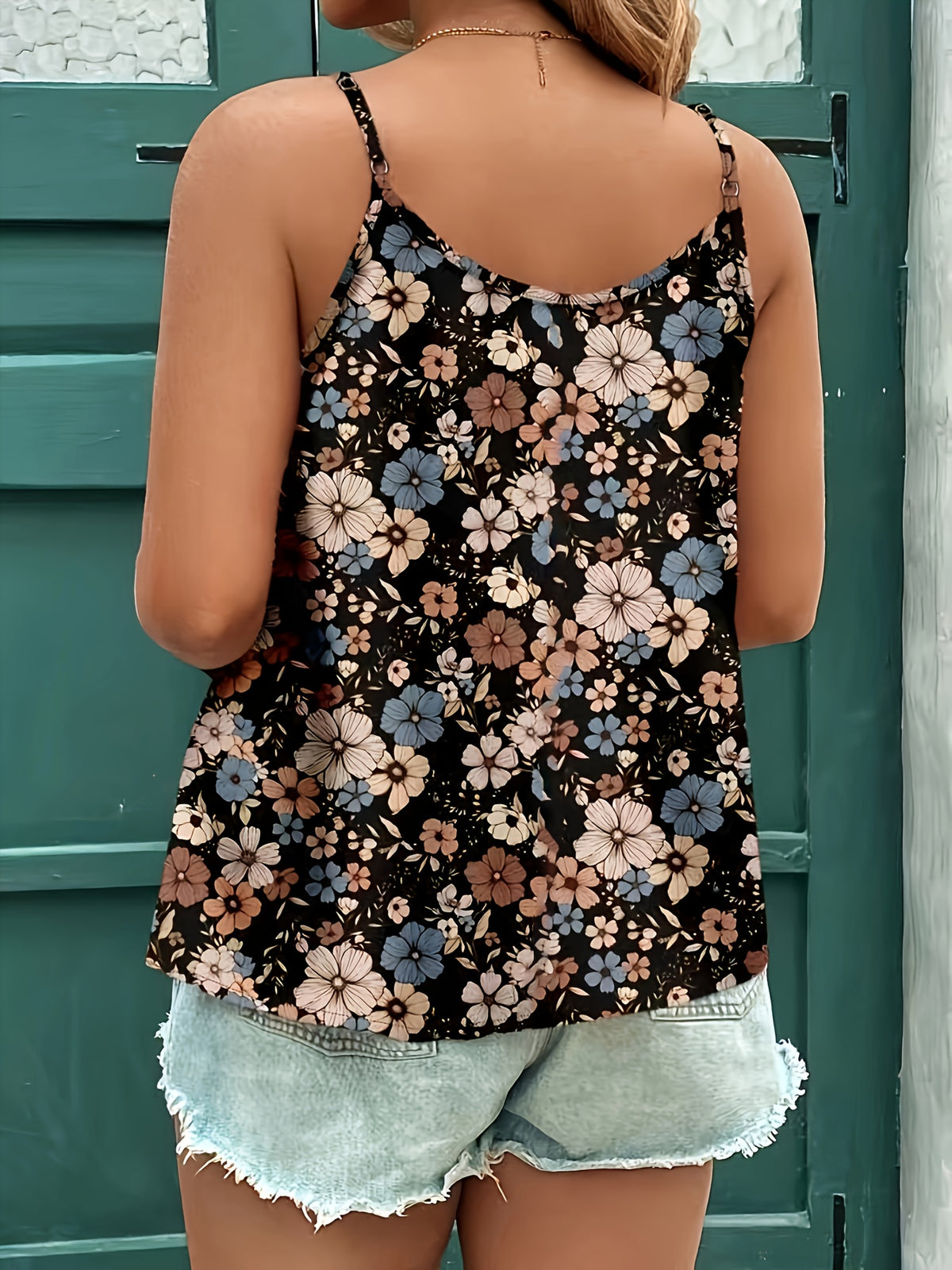 Women's Casual Fashion Tank Top - Black