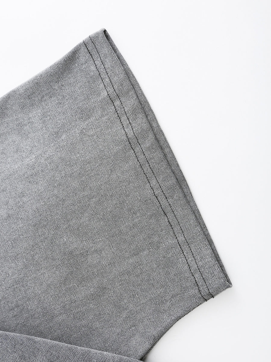 By Warner, This Men's Short-sleeved T-shirt Features a Classic and Fun Interactive Cartoon Print Design, with an American Retro Washed-out Style. It Is Suitable for Outdoor Activities and Daily Commuting, and Can Be Machine Washed. - Grey
