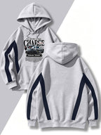 4pcs Set: 2026 Autumn/Winter Men's Street Style Hooded Sweatshirt with Diagonal Contrast Color Stripes on Sleeves, Long Sleeves, Adjustable Drawstring, Large Capacity Kangaroo Pocket for Phones, Skin-Friendly and Warm, Versatile Pullover Hoodie - Gray+grey+grey+grey