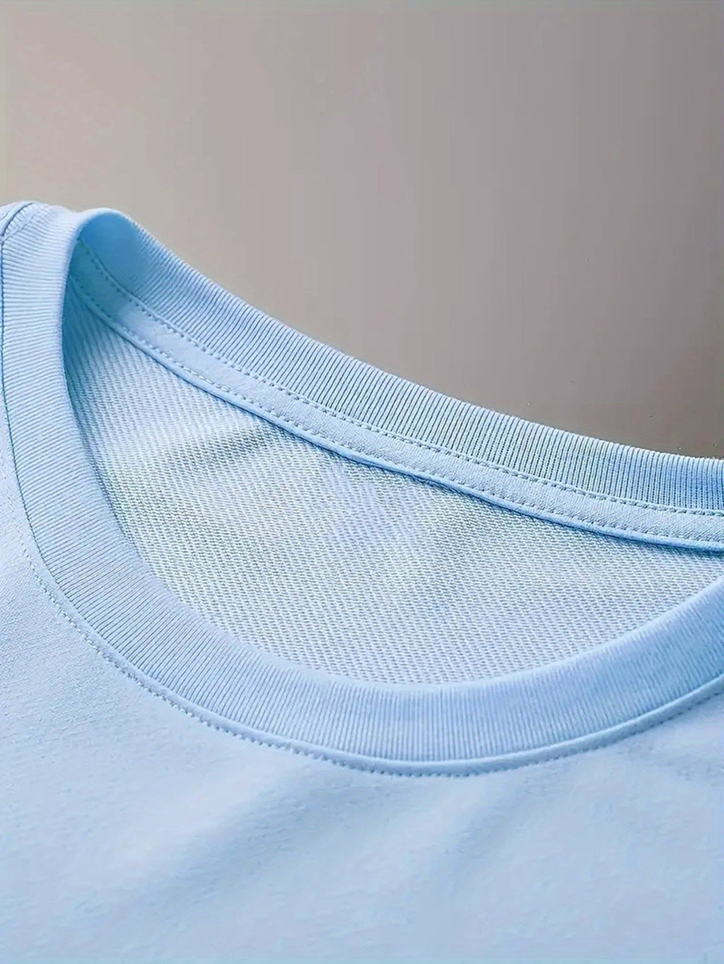 Men's T-Shirt Summer Short Sleeve Lightweight Top Black Big Apple Print Oversized Men's T-Shirt Streetwear Niche High Street Style  Casual Top! Round-neck Short Sleeve Top, Relaxed Loose Knit T-shirt, Suitable for Daily Wear, Casual Sport - Light Blue
