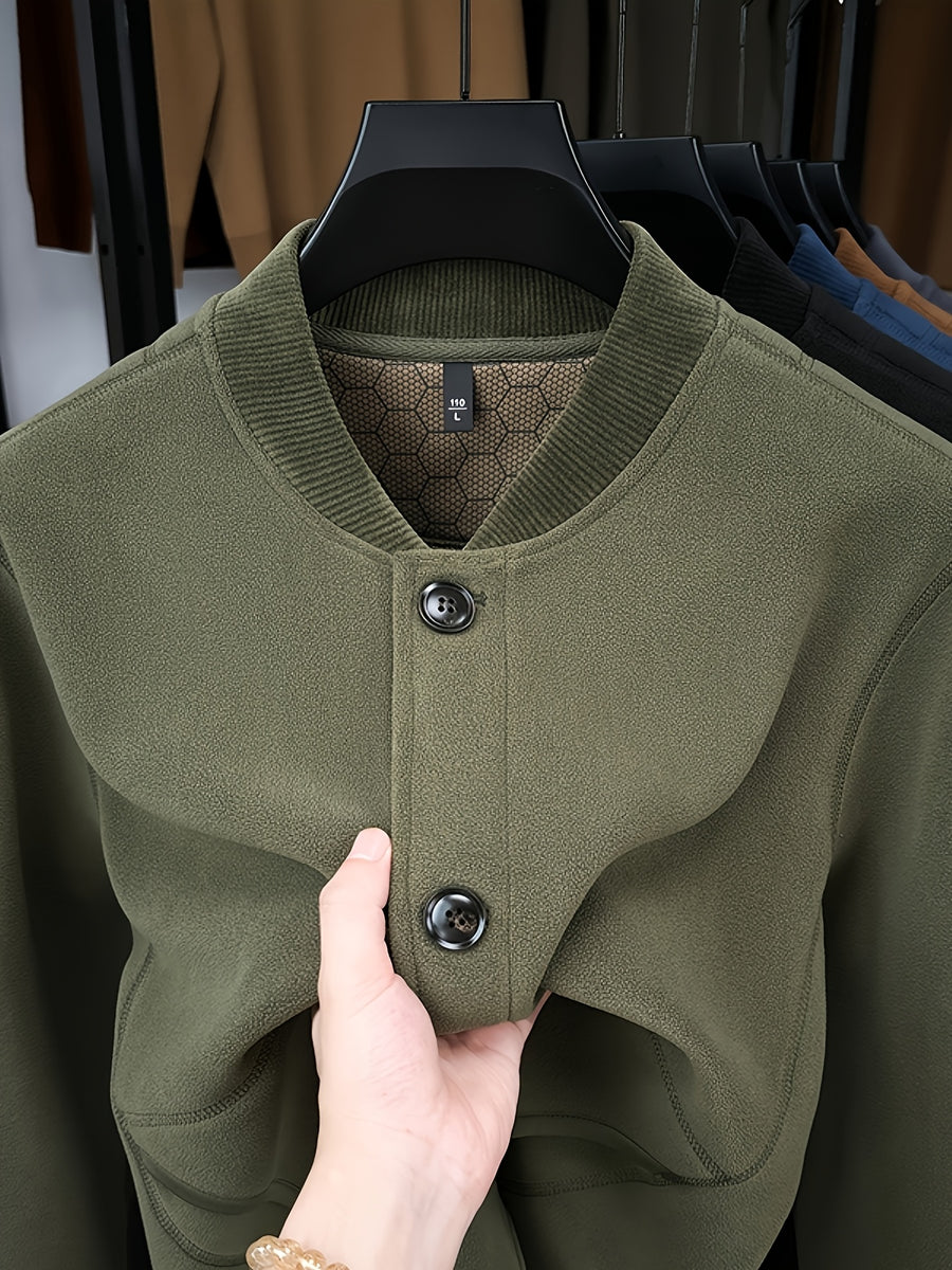 Father's Day Gift for Men: 2026 Spring/Autumn New Style Men's Jacket, Unlocking a Mature Spring Vibe, Lightweight and Comfortable, Suitable for the Changeable Weather of Early Spring - Dark Green