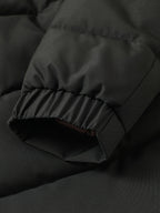 [Pearson OBM] Men'S Winter Thickened Bread Coat, Fashionable Warm Stand-Up Collar Jacket, Easy And Versatile Design, Comfortable And Durable, Suitable for Daily Commute And Outdoor Activities - Black