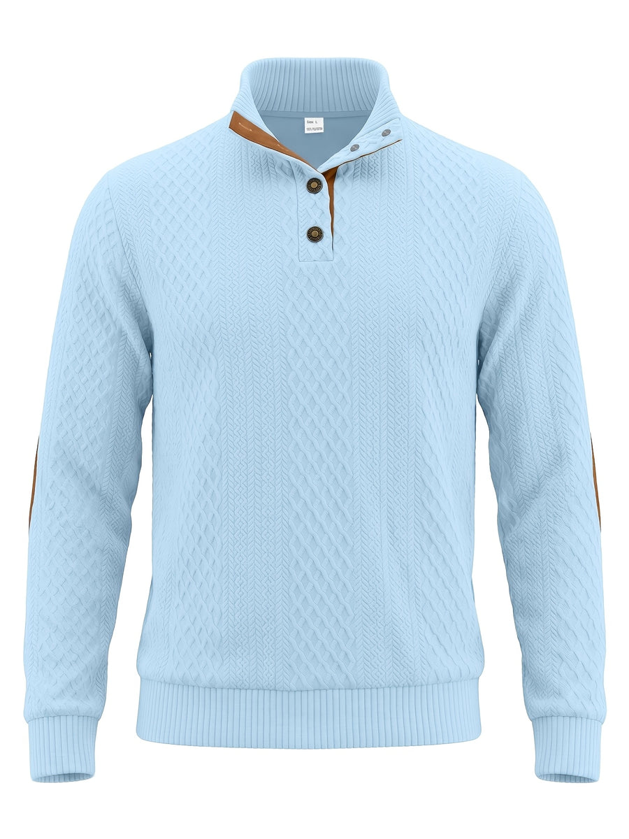 2026 Men'S New Fall/Winter Hooded Sweatshirts Long Sleeve Home And Travel Casual Trendy Comfortable Men'S Fashion - Light Blue