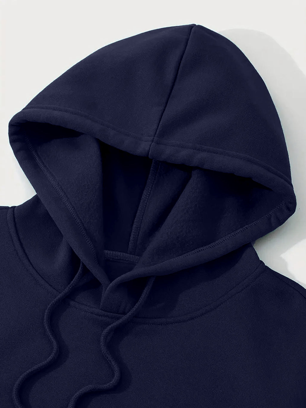 Men's -Lined Hooded Sweatshirt MILANO, Versatile for Autumn and Winter, Sporty, Casual, Comfortable Hooded Sweatshirt - Navy Color