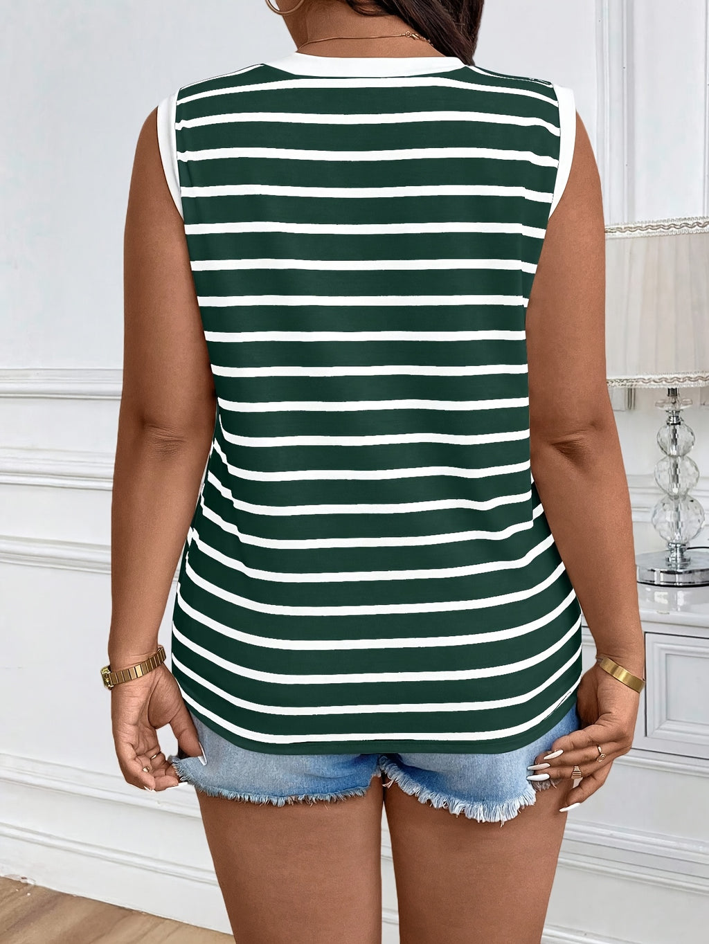 Women's Casual Fashion Top - Green