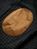 BOWZ Men'S Knit Zipper Stand-Up Collar Cardigan Jacket, Casual Fashion All-Match Premium Sports Men'S Clothing - Black