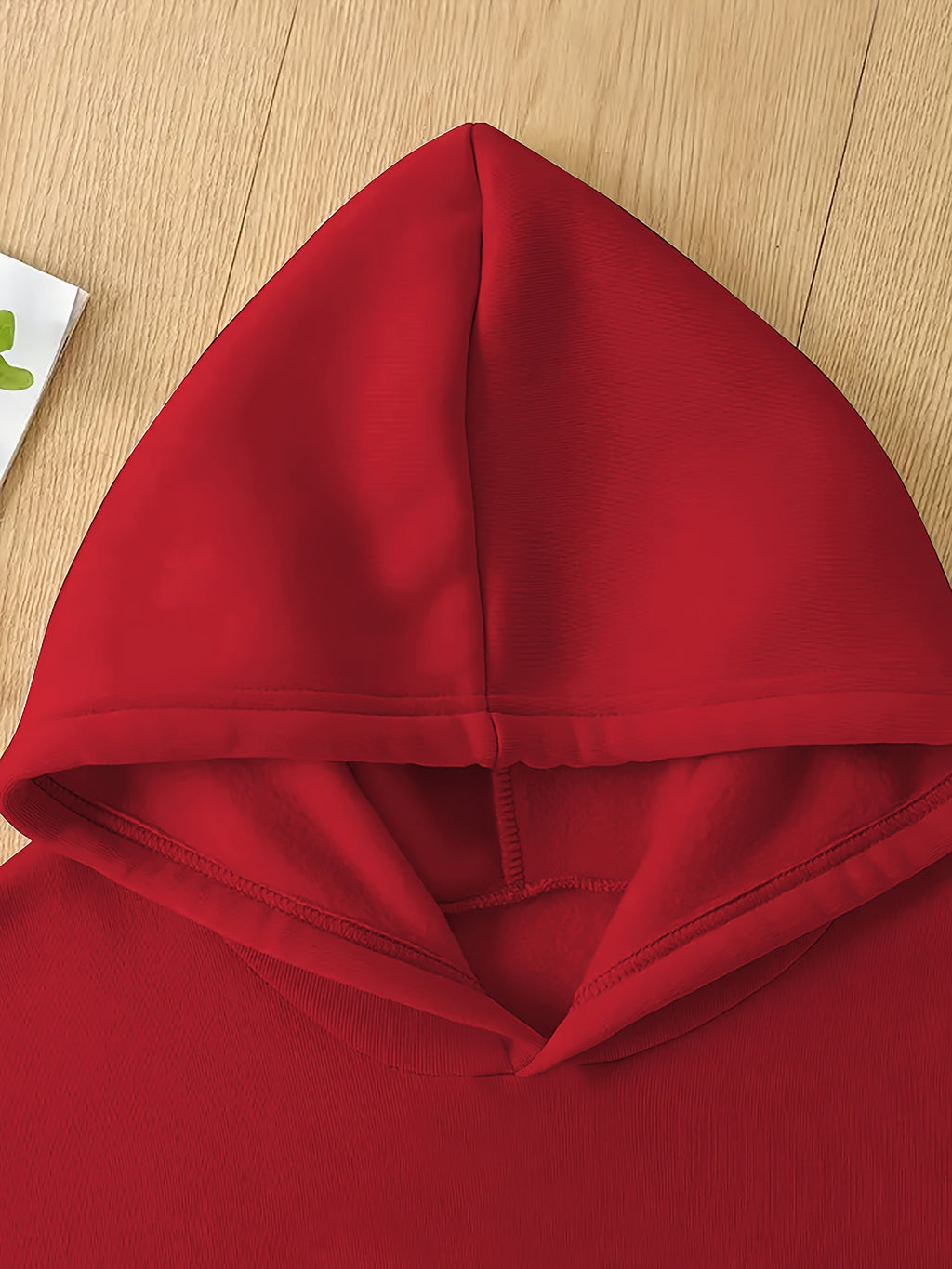 RUEPEI A Women'S Comfortable Thickened Fleece Hoodie, Machine Washable - Suitable for And Casual Wear, Ideal for Hoodies - Red